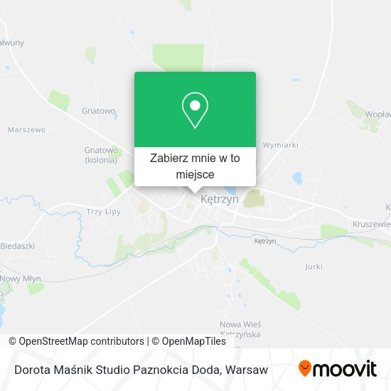 Mapa Dorota Maśnik Studio Paznokcia Doda