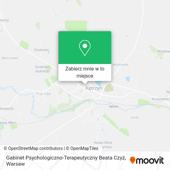 Mapa Gabinet Psychologiczno-Terapeutyczny Beata Czyż