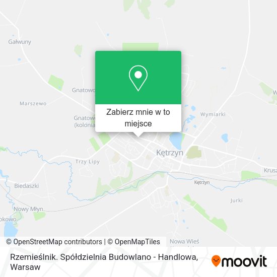 Mapa Rzemieślnik. Spółdzielnia Budowlano - Handlowa