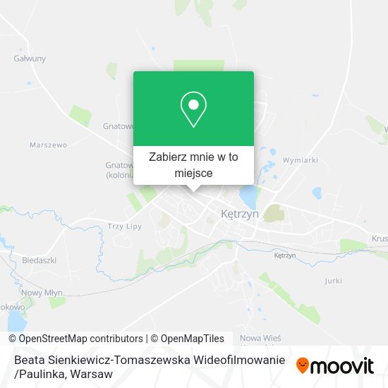 Mapa Beata Sienkiewicz-Tomaszewska Wideofilmowanie /Paulinka