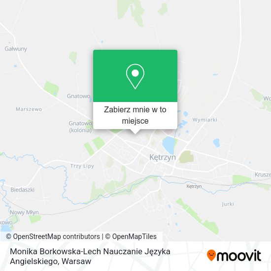 Mapa Monika Borkowska-Lech Nauczanie Języka Angielskiego