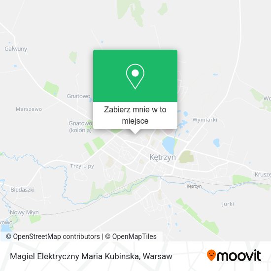 Mapa Magiel Elektryczny Maria Kubinska