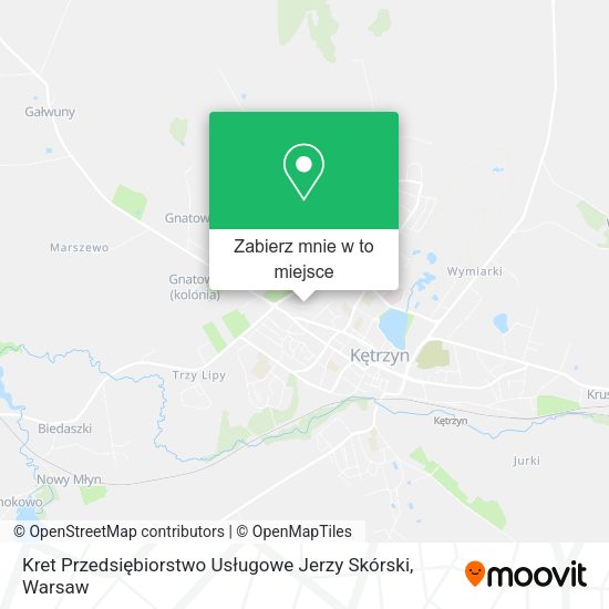 Mapa Kret Przedsiębiorstwo Usługowe Jerzy Skórski