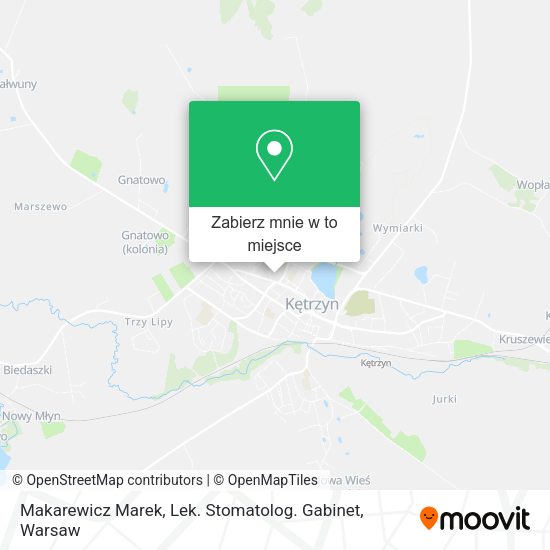 Mapa Makarewicz Marek, Lek. Stomatolog. Gabinet