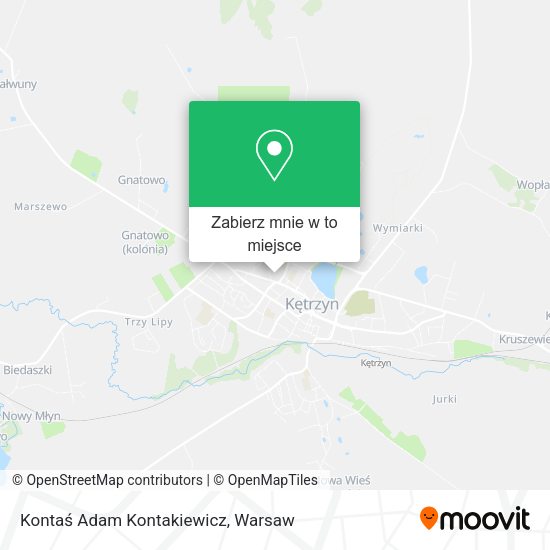 Mapa Kontaś Adam Kontakiewicz