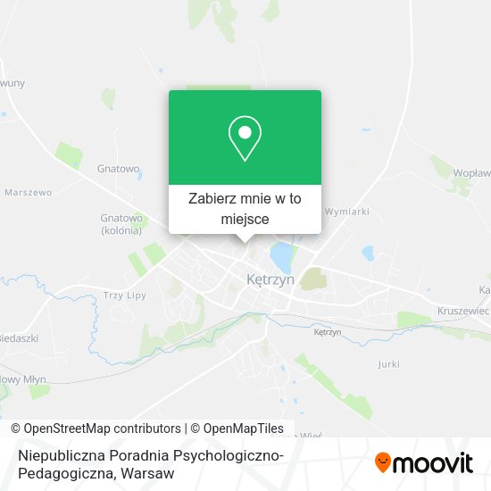 Mapa Niepubliczna Poradnia Psychologiczno-Pedagogiczna