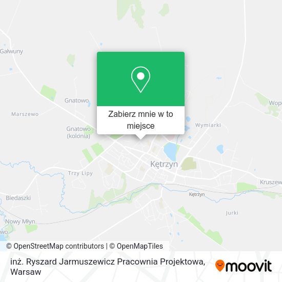 Mapa inż. Ryszard Jarmuszewicz Pracownia Projektowa