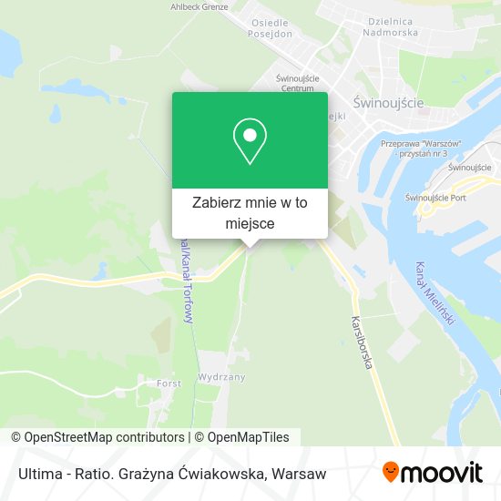 Mapa Ultima - Ratio. Grażyna Ćwiakowska