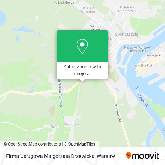 Mapa Firma Usługowa Małgorzata Drzewicka