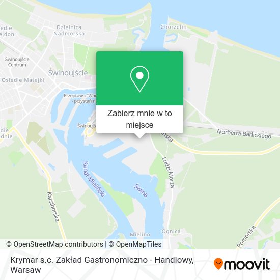 Mapa Krymar s.c. Zakład Gastronomiczno - Handlowy