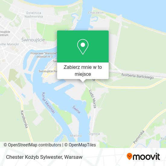 Mapa Chester Kożyb Sylwester