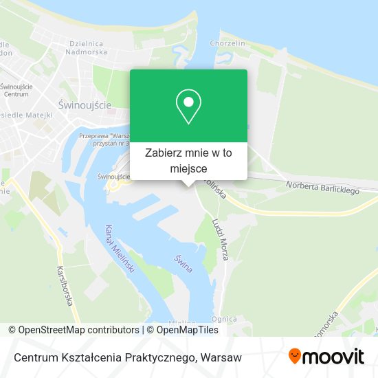 Mapa Centrum Kształcenia Praktycznego