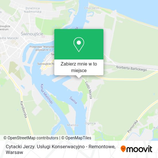 Mapa Cytacki Jerzy. Usługi Konserwacyjno - Remontowe