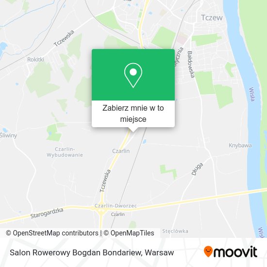 Mapa Salon Rowerowy Bogdan Bondariew