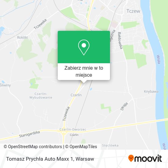 Mapa Tomasz Prychła Auto Maxx 1