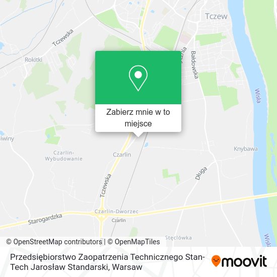 Mapa Przedsiębiorstwo Zaopatrzenia Technicznego Stan-Tech Jarosław Standarski