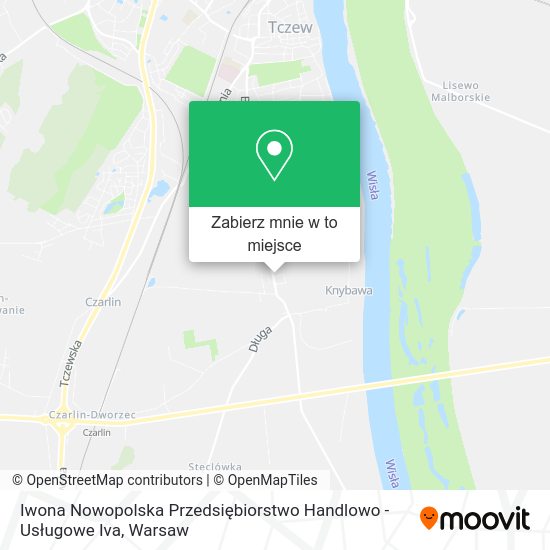 Mapa Iwona Nowopolska Przedsiębiorstwo Handlowo - Usługowe Iva