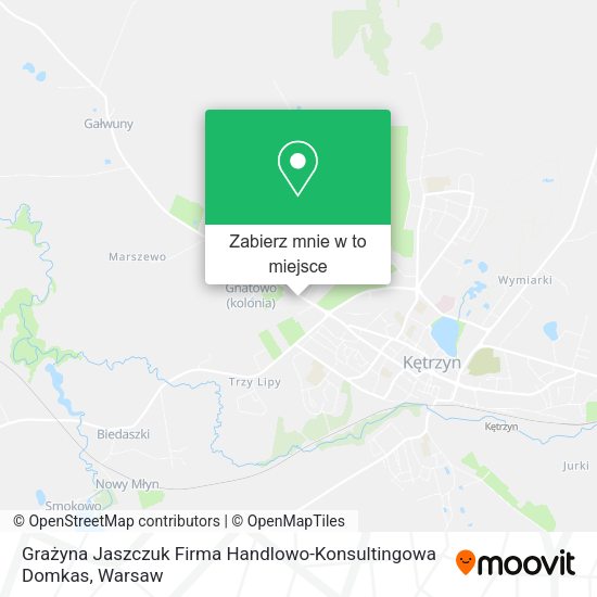 Mapa Grażyna Jaszczuk Firma Handlowo-Konsultingowa Domkas