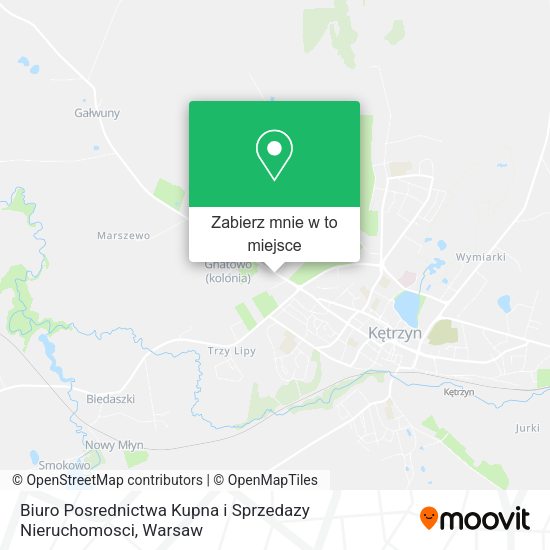 Mapa Biuro Posrednictwa Kupna i Sprzedazy Nieruchomosci