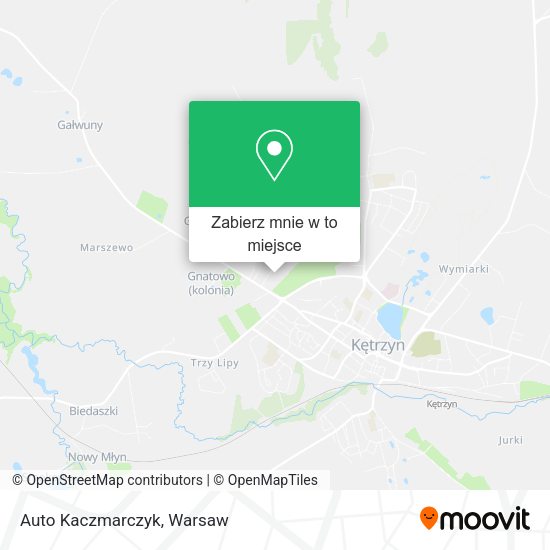 Mapa Auto Kaczmarczyk