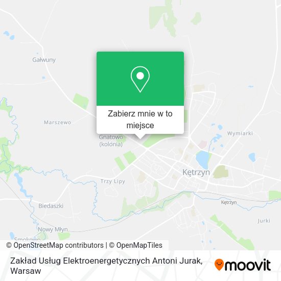 Mapa Zakład Usług Elektroenergetycznych Antoni Jurak