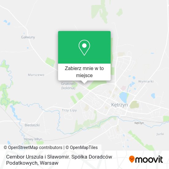 Mapa Cembor Urszula i Sławomir. Spółka Doradców Podatkowych