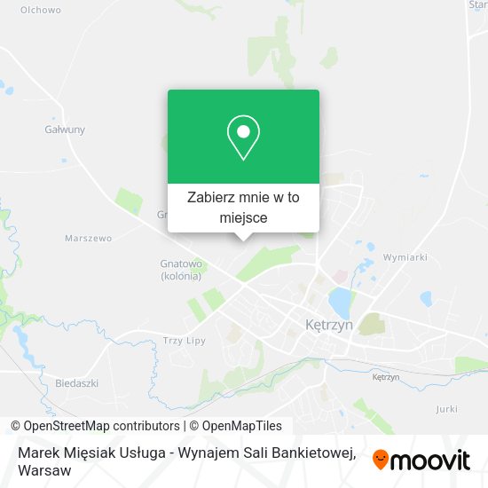 Mapa Marek Mięsiak Usługa - Wynajem Sali Bankietowej