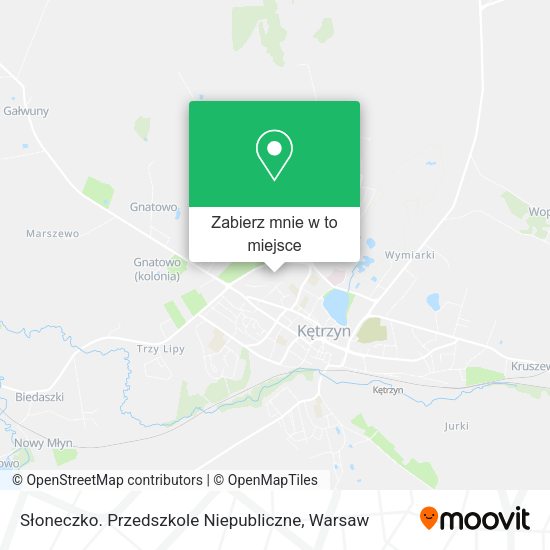 Mapa Słoneczko. Przedszkole Niepubliczne