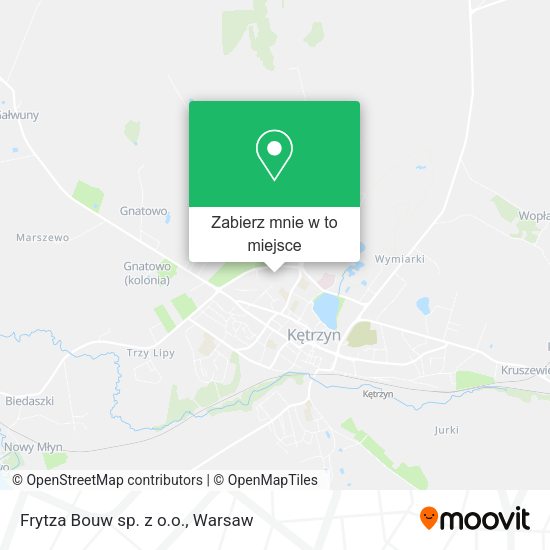 Mapa Frytza Bouw sp. z o.o.