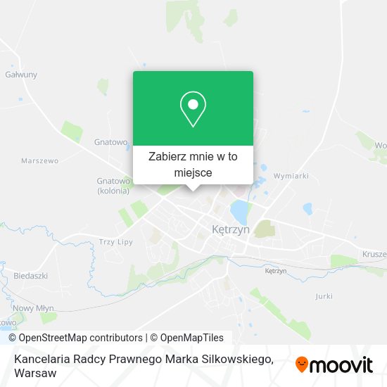 Mapa Kancelaria Radcy Prawnego Marka Silkowskiego