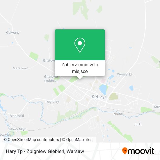 Mapa Hary Tp - Zbigniew Giebień