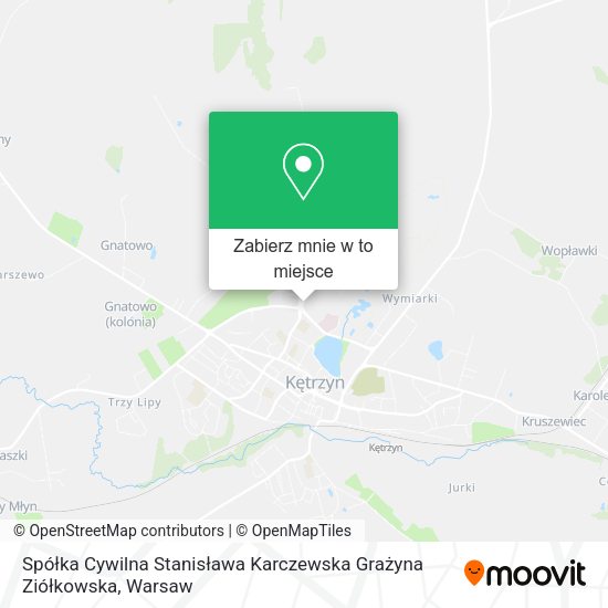 Mapa Spółka Cywilna Stanisława Karczewska Grażyna Ziółkowska