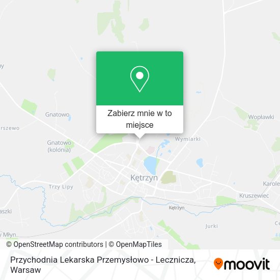 Mapa Przychodnia Lekarska Przemysłowo - Lecznicza