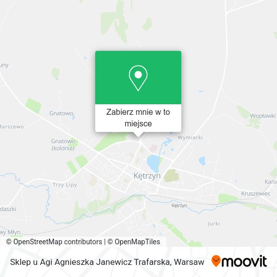 Mapa Sklep u Agi Agnieszka Janewicz Trafarska