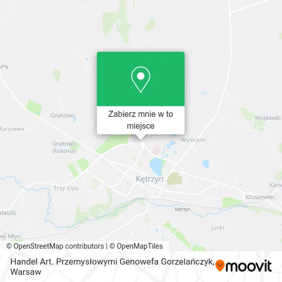 Mapa Handel Art. Przemysłowymi Genowefa Gorzelańczyk