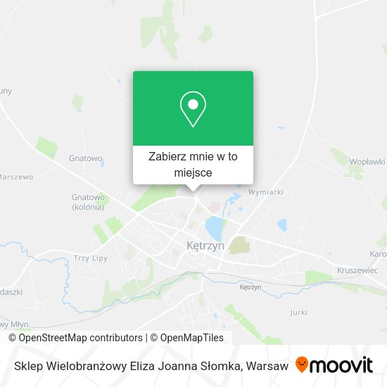 Mapa Sklep Wielobranżowy Eliza Joanna Słomka