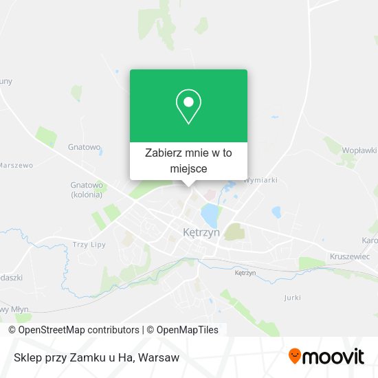 Mapa Sklep przy Zamku u Ha