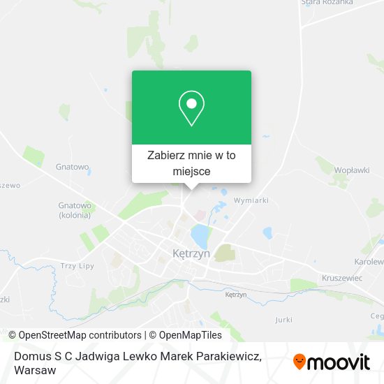 Mapa Domus S C Jadwiga Lewko Marek Parakiewicz