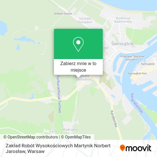 Mapa Zakład Robót Wysokościowych Martynik Norbert Jarosław