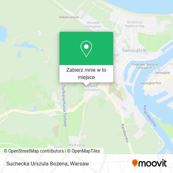 Mapa Suchecka Urszula Bożena