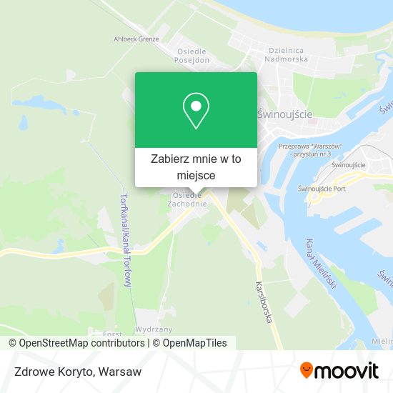 Mapa Zdrowe Koryto