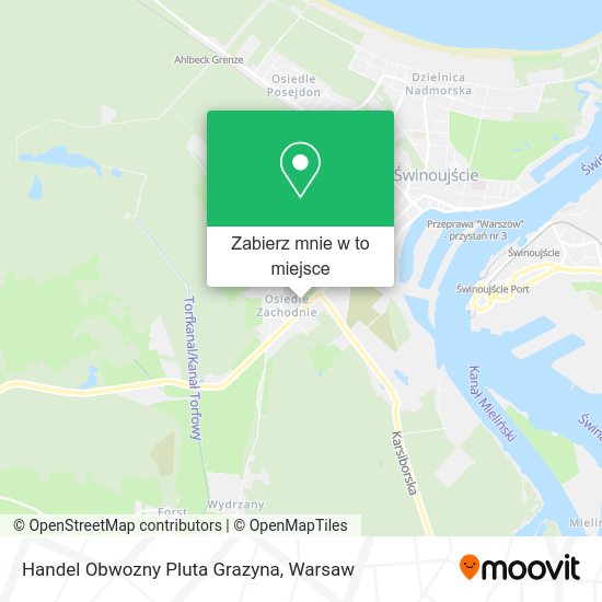 Mapa Handel Obwozny Pluta Grazyna