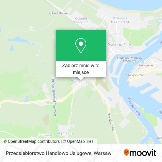 Mapa Przedsiebiorstwo Handlowo Uslugowe