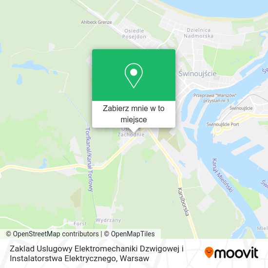 Mapa Zaklad Uslugowy Elektromechaniki Dzwigowej i Instalatorstwa Elektrycznego