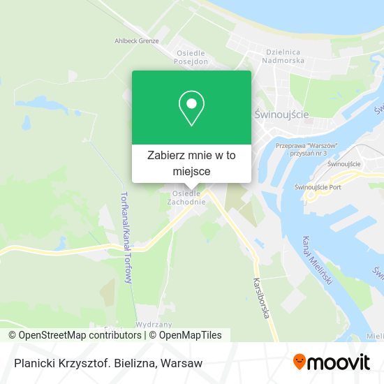 Mapa Planicki Krzysztof. Bielizna