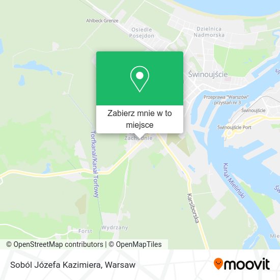 Mapa Soból Józefa Kazimiera