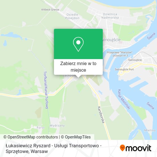 Mapa Łukasiewicz Ryszard - Usługi Transportowo - Sprzętowe