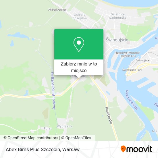 Mapa Abex Bims Plus Szczecin