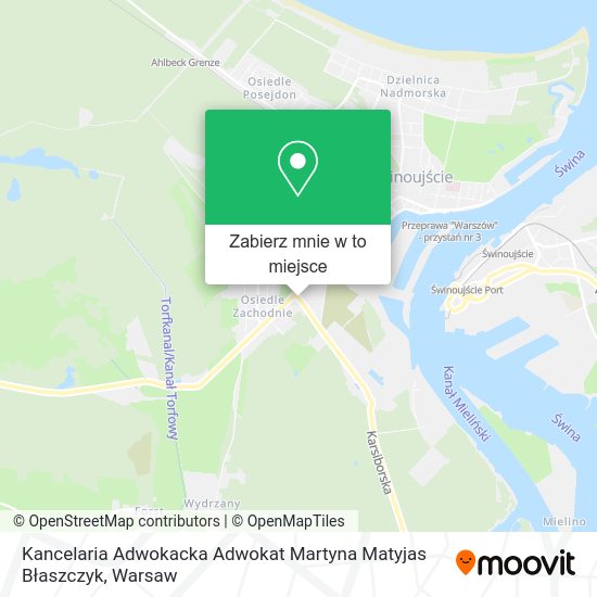 Mapa Kancelaria Adwokacka Adwokat Martyna Matyjas Błaszczyk