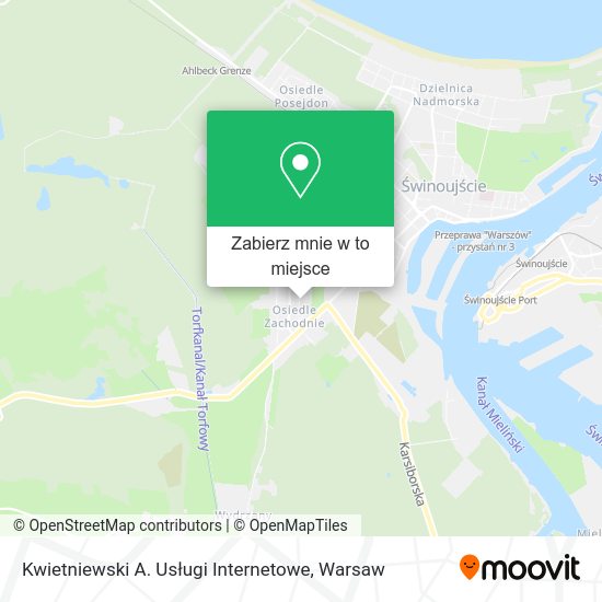 Mapa Kwietniewski A. Usługi Internetowe